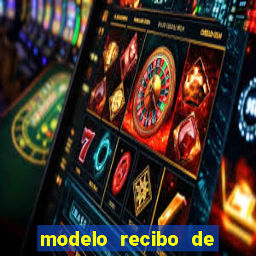 modelo recibo de pagamento autonomo